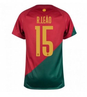 Portugalia Rafael Leao #15 Koszulka Podstawowych MŚ 2022 Krótki Rękaw